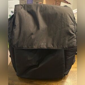 Black Calpak Diaper Bag Backpack